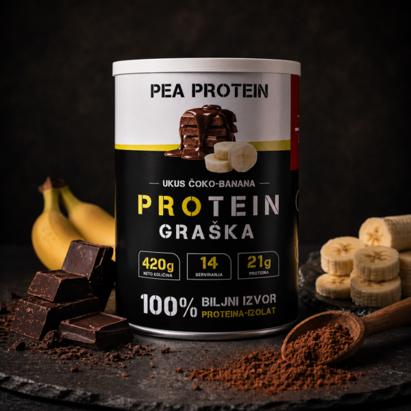 Top protein graška ukus čoko-banana 420g
