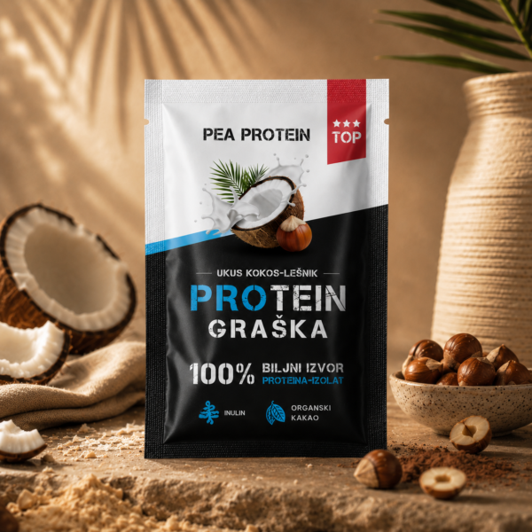 Top protein graška ukus kokos-lešnik 28g